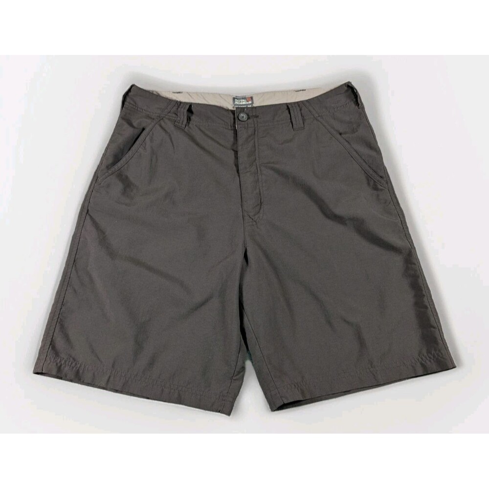 Royal Robbins Active Traveler Shorts Mens 34 Brown Nylon Hiking Casual